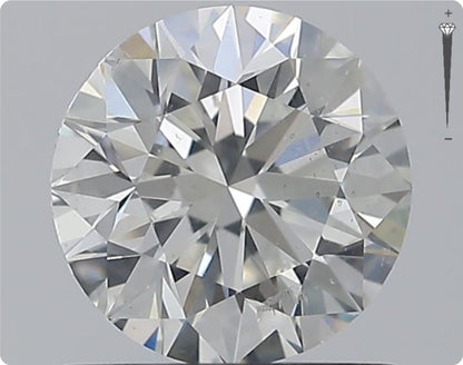 Natürlicher 1.01ct GIA Diamant | Farbe H | Reinheit SI2 | Rundschliff | EX EX EX #D10543