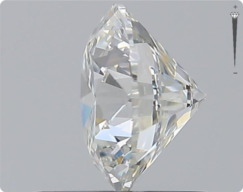 Natürlicher 1.01ct GIA Diamant | Farbe H | Reinheit SI2 | Rundschliff | EX EX EX #D10543