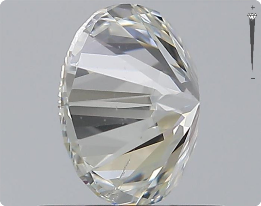 Natürlicher 1.01ct GIA Diamant | Farbe H | Reinheit SI2 | Rundschliff | EX EX EX #D10543