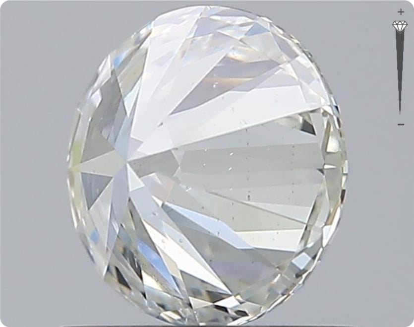 Natürlicher 1.01ct GIA Diamant | Farbe H | Reinheit SI2 | Rundschliff | EX EX EX #D10543