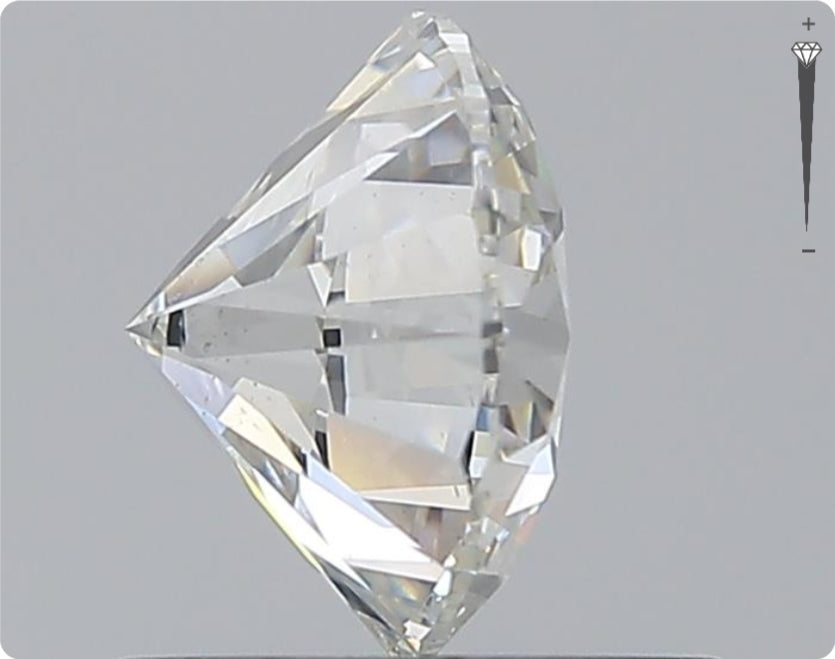 Natürlicher 1.01ct GIA Diamant | Farbe H | Reinheit SI2 | Rundschliff | EX EX EX #D10543