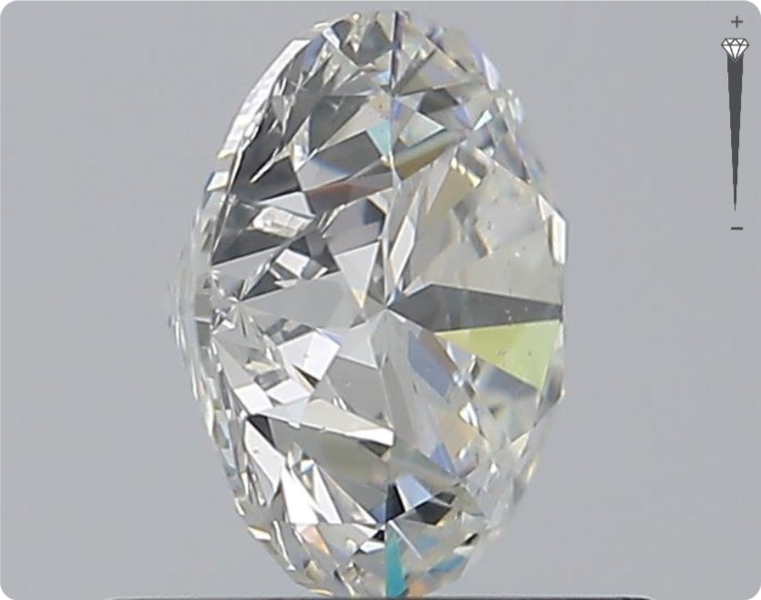 Natürlicher 1.01ct GIA Diamant | Farbe H | Reinheit SI2 | Rundschliff | EX EX EX #D10543