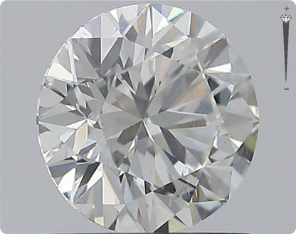 Natürlicher 1.01ct GIA Diamant | Farbe H | Reinheit SI2 | Rundschliff | EX EX EX #D10543