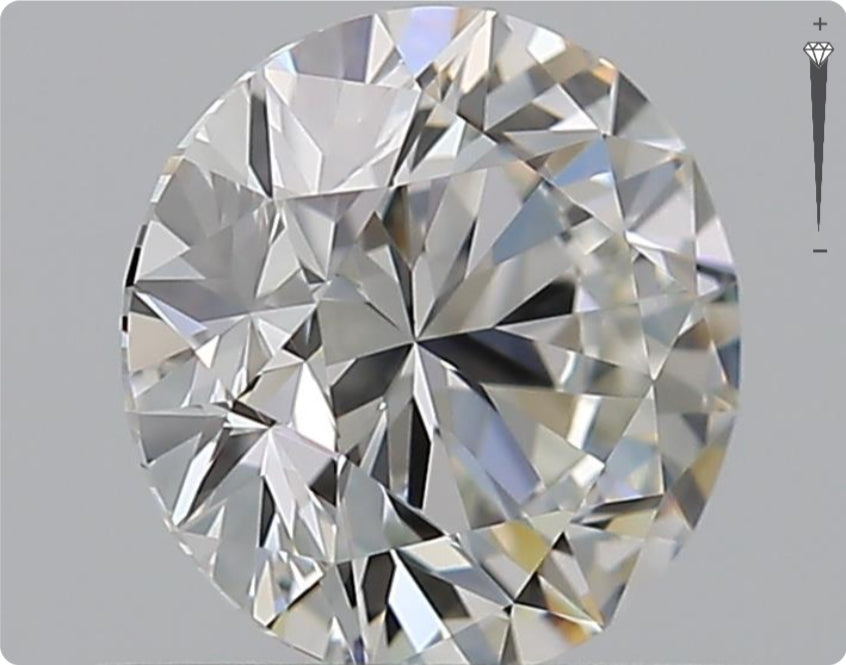 Natural 0.70ct GIA Diamond | Color G | Clarity VVS1 | Round Cut | EX EX EX #D10545