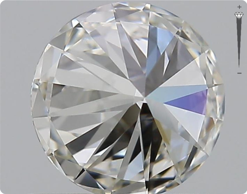 Natural 0.70ct GIA Diamond | Color G | Clarity VVS1 | Round Cut | EX EX EX #D10545
