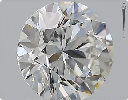 Natural 0.70ct GIA Diamond | Color G | Clarity VVS1 | Round Cut | EX EX EX #D10545
