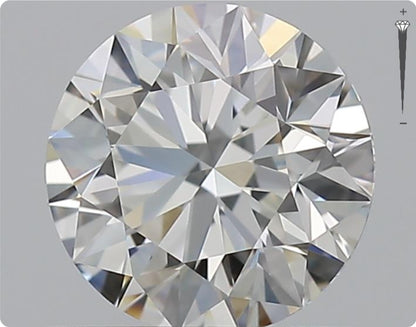 Natural 0.70ct GIA Diamond | Color G | Clarity VVS1 | Round Cut | EX EX EX #D10545
