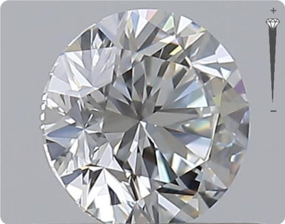 Natürlicher 0.50ct GIA Diamant | Farbe H | Reinheit VVS1 | Rundschliff | VG EX EX #D10546