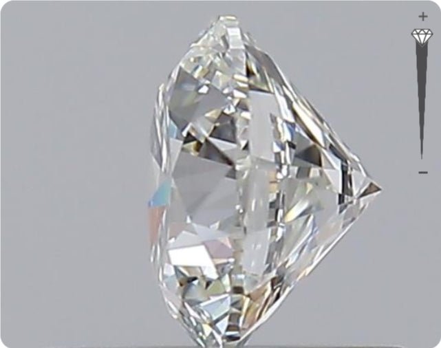 Natürlicher 0.50ct GIA Diamant | Farbe H | Reinheit VVS1 | Rundschliff | VG EX EX #D10546