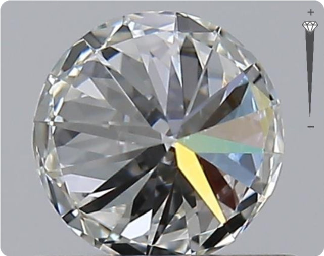 Natürlicher 0.50ct GIA Diamant | Farbe H | Reinheit VVS1 | Rundschliff | VG EX EX #D10546