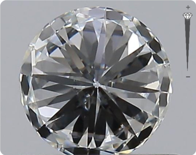Natürlicher 0.50ct GIA Diamant | Farbe H | Reinheit VVS1 | Rundschliff | VG EX EX #D10546