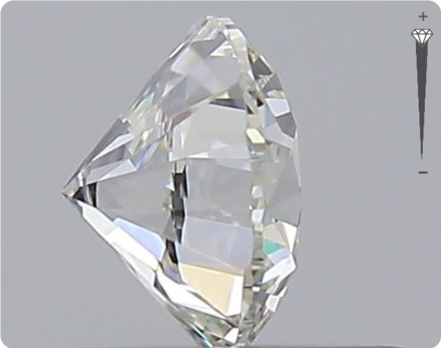 Natürlicher 0.50ct GIA Diamant | Farbe H | Reinheit VVS1 | Rundschliff | VG EX EX #D10546