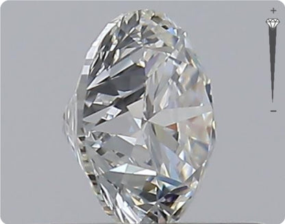 Natürlicher 0.50ct GIA Diamant | Farbe H | Reinheit VVS1 | Rundschliff | VG EX EX #D10546