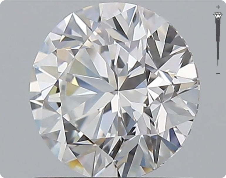 Natural 1.01ct GIA Diamond | Color D | Clarity VS1 | Round Cut | EX EX EX #D10547