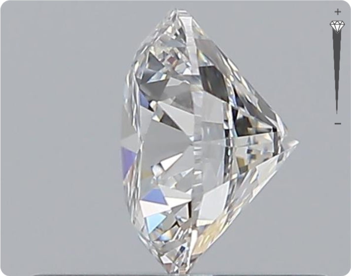 Natural 0.59ct GIA Diamond | Color D | Clarity VVS1 | Round Cut | EX EX VG #D10548