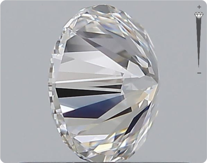 Natural 0.59ct GIA Diamond | Color D | Clarity VVS1 | Round Cut | EX EX VG #D10548