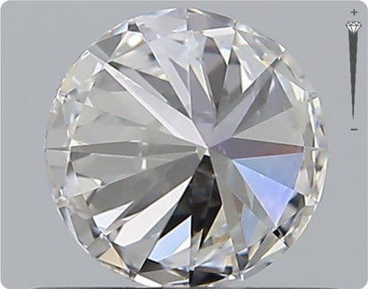 Natural 0.59ct GIA Diamond | Color D | Clarity VVS1 | Round Cut | EX EX VG #D10548