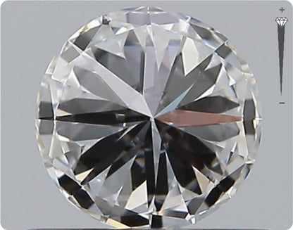 Natural 0.59ct GIA Diamond | Color D | Clarity VVS1 | Round Cut | EX EX VG #D10548