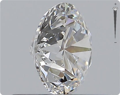 Natural 0.59ct GIA Diamond | Color D | Clarity VVS1 | Round Cut | EX EX VG #D10548