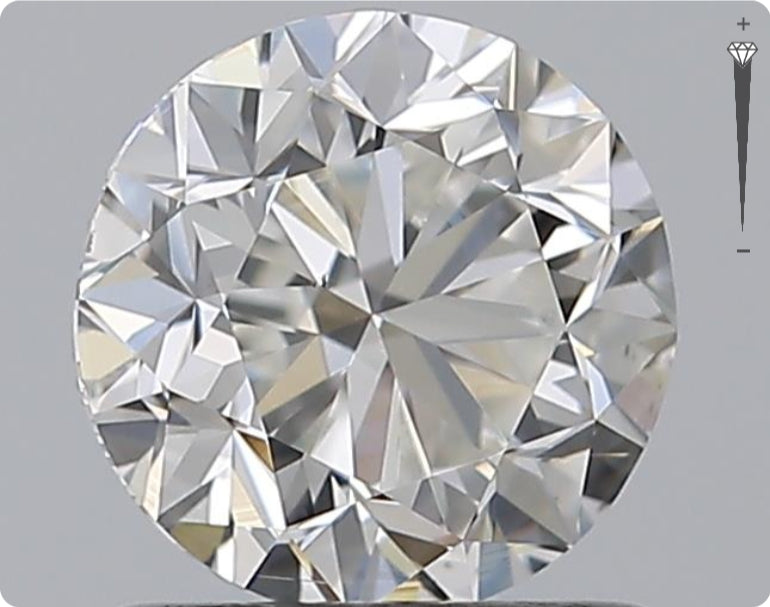 Natürlicher 1.01ct GIA Diamant | Farbe G | Reinheit VS2 | Rundschliff | GD EX VG #D10549