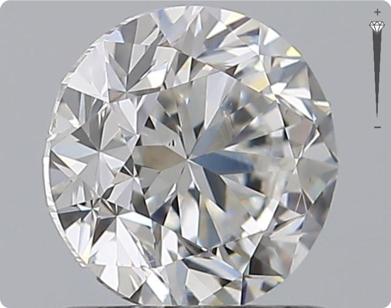 Natürlicher 1.01ct GIA Diamant | Farbe G | Reinheit VS2 | Rundschliff | GD EX VG #D10549