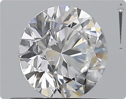 Natural 0.56ct GIA Diamond | Color D | Clarity VS1 | Round Cut | EX EX EX #D10550