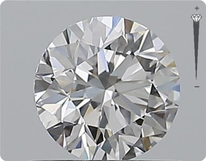 Natürlicher 0.60ct GIA Diamant | Farbe E | Reinheit VVS1 | Rundschliff | EX EX EX #D10551