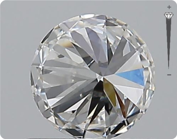 Natürlicher 0.60ct GIA Diamant | Farbe E | Reinheit VVS1 | Rundschliff | EX EX EX #D10551