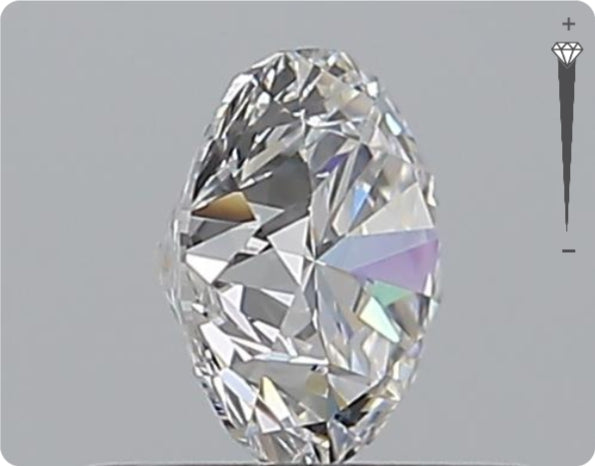 Natürlicher 0.60ct GIA Diamant | Farbe E | Reinheit VVS1 | Rundschliff | EX EX EX #D10551