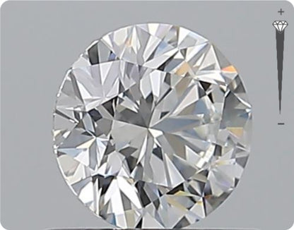 Natürlicher 0.60ct GIA Diamant | Farbe E | Reinheit VVS1 | Rundschliff | EX EX EX #D10551