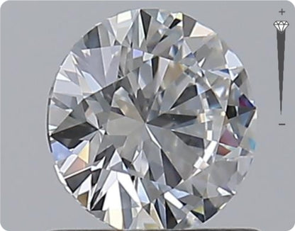 Natural 0.70ct GIA Diamond | Color D | Clarity VVS2 | Round Cut | EX EX EX #D10553