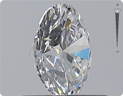 Natural 0.70ct GIA Diamond | Color D | Clarity VVS2 | Round Cut | EX EX EX #D10553