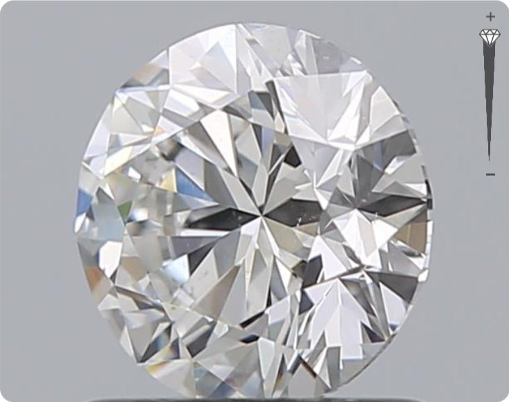 Natürlicher 0.90ct GIA Diamant | Farbe D | Reinheit SI1 | Rundschliff | EX EX EX #D10554