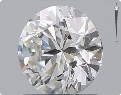 Natürlicher 0.90ct GIA Diamant | Farbe D | Reinheit SI1 | Rundschliff | EX EX EX #D10554