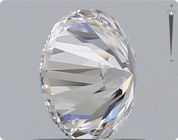 Natürlicher 0.90ct GIA Diamant | Farbe D | Reinheit SI1 | Rundschliff | EX EX EX #D10554
