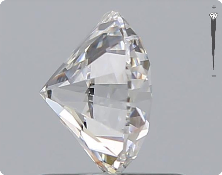 Natürlicher 0.90ct GIA Diamant | Farbe D | Reinheit SI1 | Rundschliff | EX EX EX #D10554