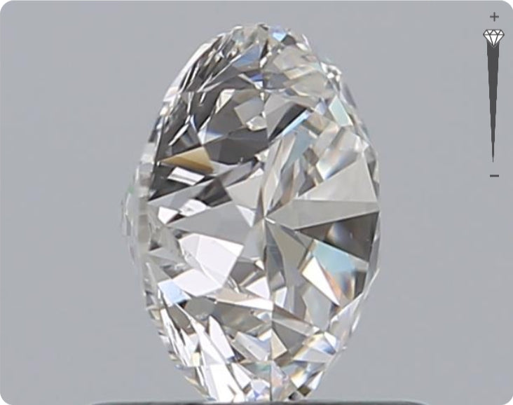 Natürlicher 0.90ct GIA Diamant | Farbe D | Reinheit SI1 | Rundschliff | EX EX EX #D10554