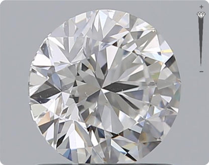 Natürlicher 0.90ct GIA Diamant | Farbe D | Reinheit SI1 | Rundschliff | EX EX EX #D10554