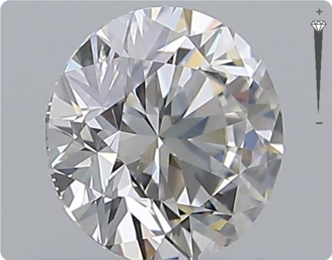 Natürlicher 0.52ct GIA Diamant | Farbe D | Reinheit VVS1 | Rundschliff | EX EX EX #D10555