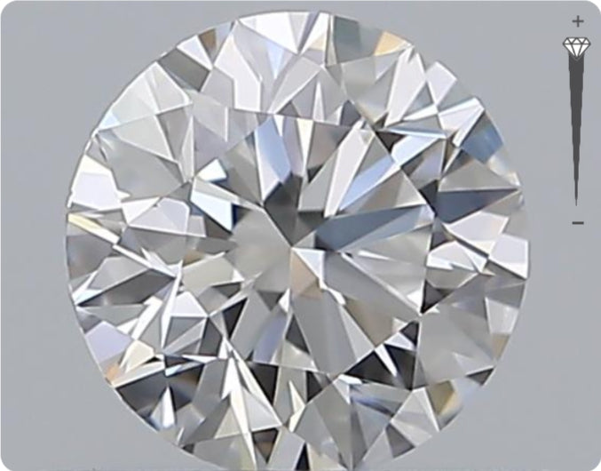 Natürlicher 0.52ct GIA Diamant | Farbe D | Reinheit VVS1 | Rundschliff | EX EX EX #D10555