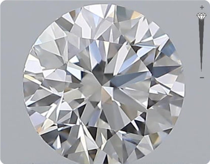 Natürlicher 0.52ct GIA Diamant | Farbe D | Reinheit VVS1 | Rundschliff | EX EX EX #D10555