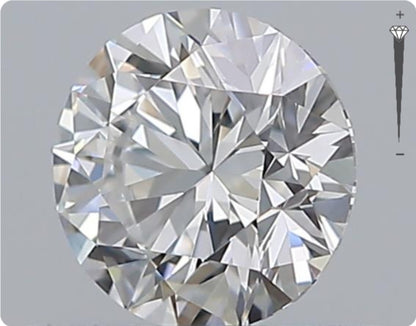 Natürlicher 0.52ct GIA Diamant | Farbe D | Reinheit VVS1 | Rundschliff | EX EX EX #D10555