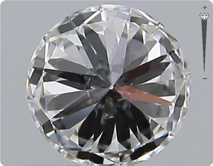 Natürlicher 0.52ct GIA Diamant | Farbe D | Reinheit VVS1 | Rundschliff | EX EX EX #D10555