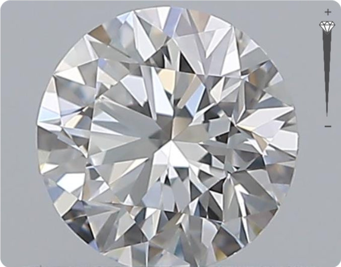 Natürlicher 0.52ct GIA Diamant | Farbe D | Reinheit VVS1 | Rundschliff | EX EX EX #D10555