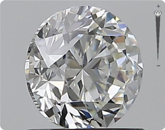 Natürlicher 1.00ct GIA Diamant | Farbe H | Reinheit VS1 | Rundschliff | GD EX EX #D10556