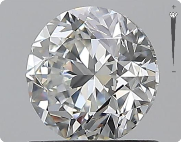Natürlicher 1.00ct GIA Diamant | Farbe H | Reinheit VS1 | Rundschliff | GD EX EX #D10556