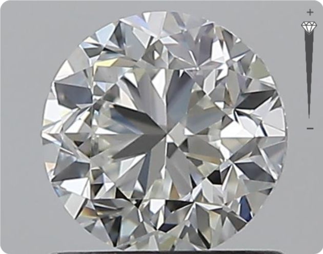 Natürlicher 1.00ct GIA Diamant | Farbe H | Reinheit VS1 | Rundschliff | GD EX EX #D10556