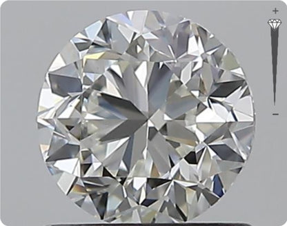 Natürlicher 1.00ct GIA Diamant | Farbe H | Reinheit VS1 | Rundschliff | GD EX EX #D10556
