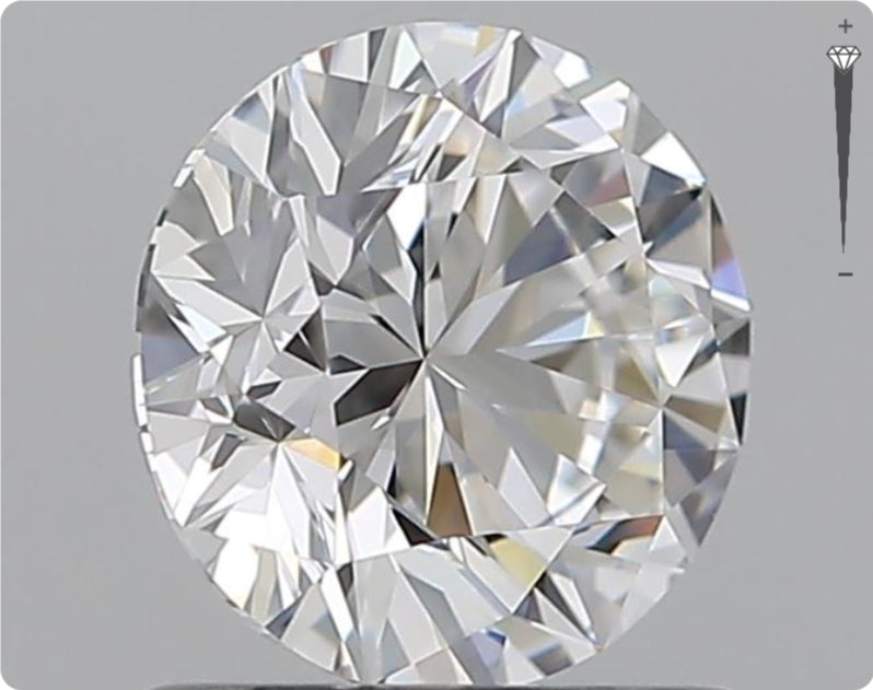 Natürlicher 0.91ct GIA Diamant | Farbe E | Reinheit VVS1 | Rundschliff | EX EX EX #D10557