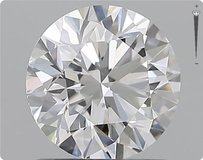 Natürlicher 0.91ct GIA Diamant | Farbe E | Reinheit VVS1 | Rundschliff | EX EX EX #D10557